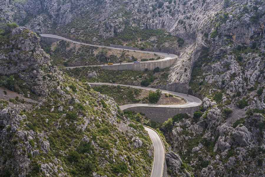 1. Sa Calobra Road (MA-2141): The Snake