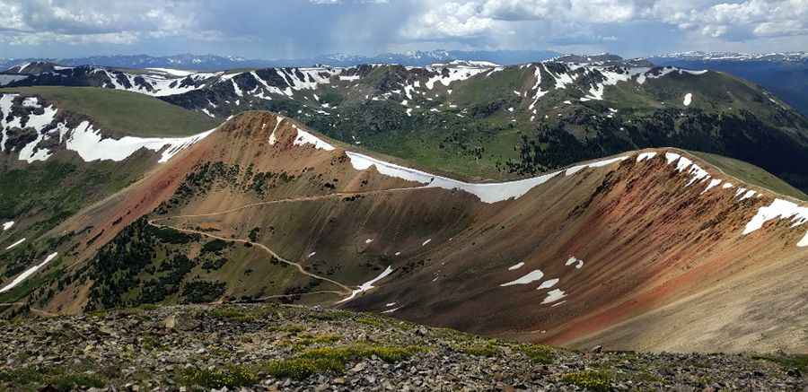 A challenging 4wd trail to Webster Pass in Colorado