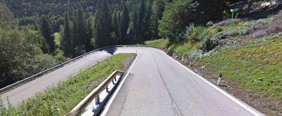 A delightful yet challenging paved road to Monte Bondone in the Alps