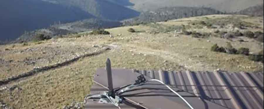 A marvelous scenic back country road to Zenobia Peak in CO
