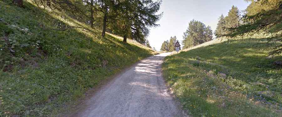 A Mostly Paved Road to Col du Lein in Valais
