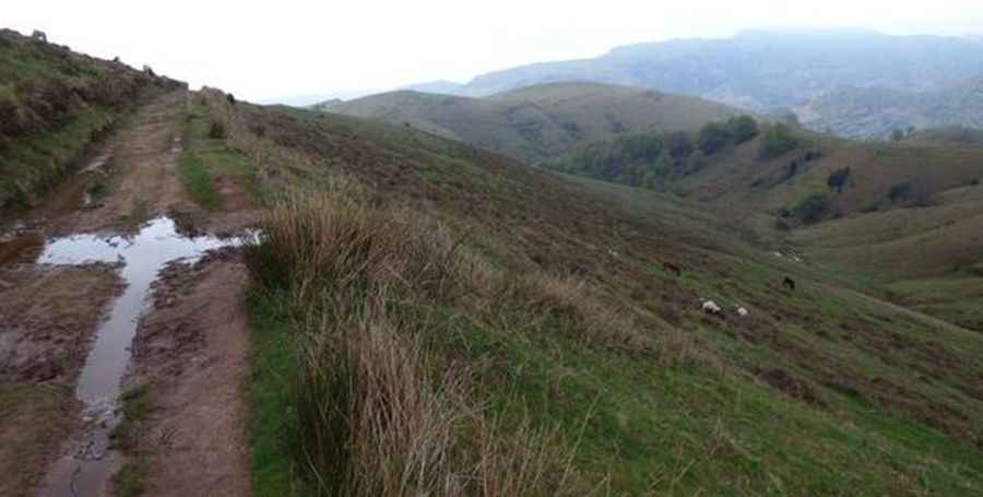 A mule track to Col d’Artzatey in the Pyrenees