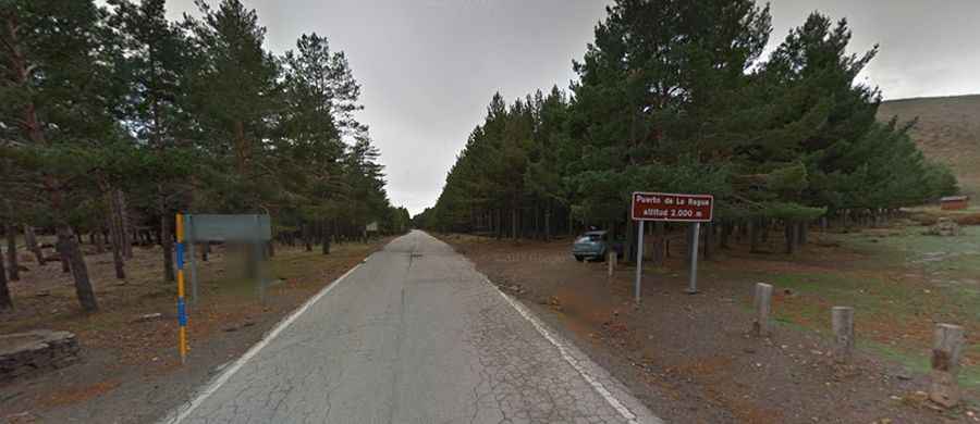 A Narrow Paved Road to Puerto de la Ragua, Offering Stunning Views of Andalusia