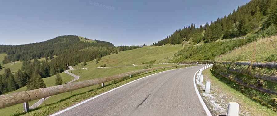 A sensational paved road to Gurnigel Pass in the Swiss Alps
