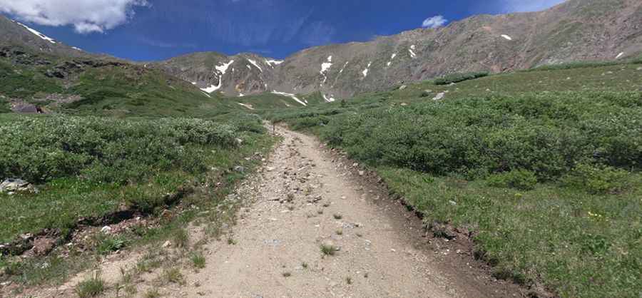 A steep old 4wd road to Ruby Mountain
