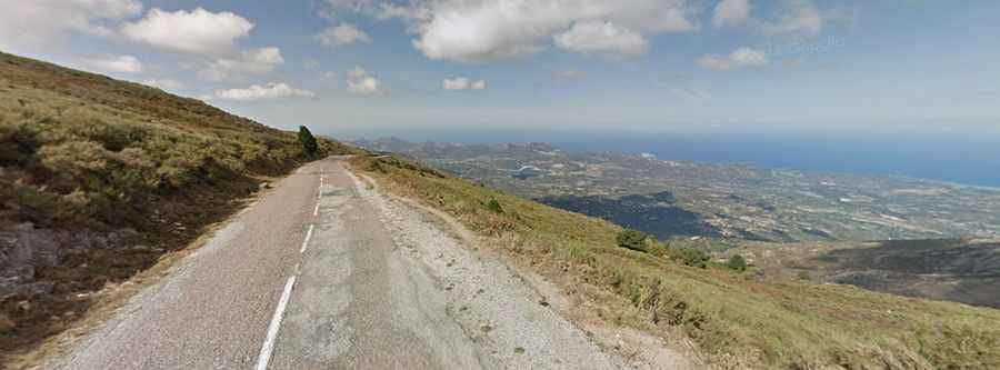 A very bumpy, grueling road to Bocca di Battaglia