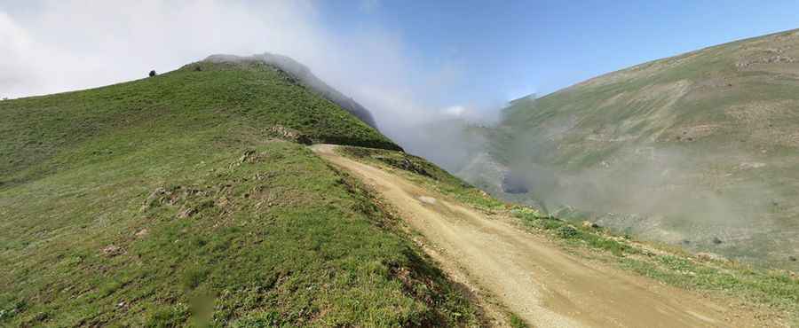 A very bumpy, grueling road to Kalkanlı Dağları