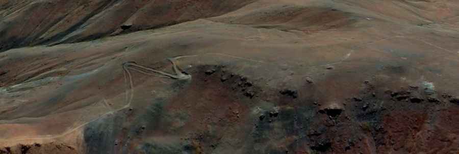 A very bumpy, grueling road to Tahir Gediği