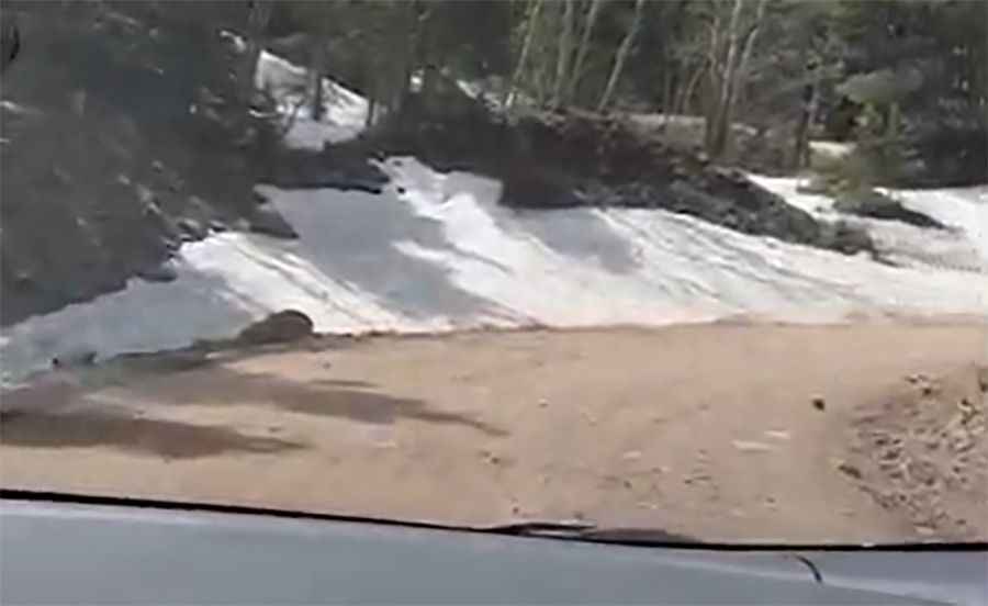 A wild 4x4 road to Teddys Peak in CO