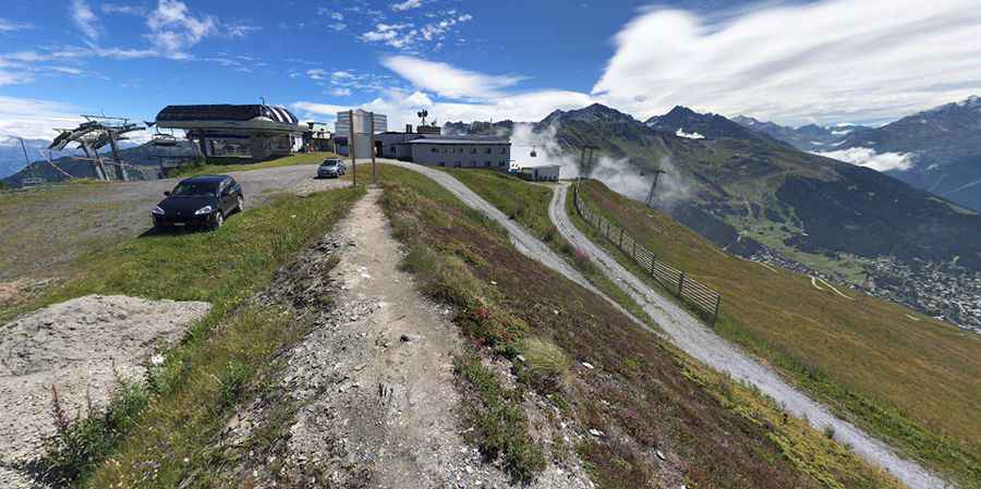A Wild Road to Cote Verbier-Les Savoleyres in Valais