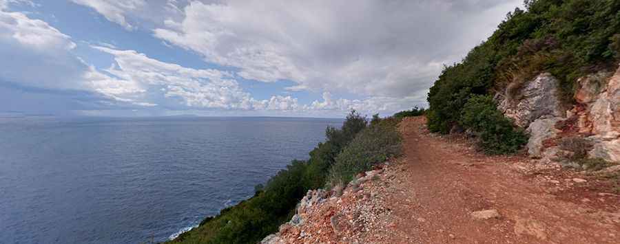 Adventure along the wild road to Gjipe Beach in the Albanian Riviera