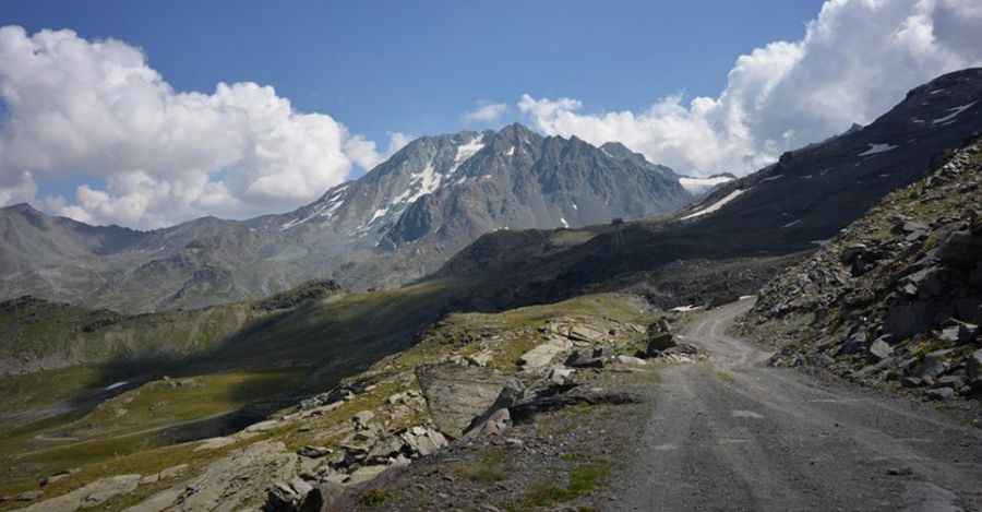Aiguille de Peclet is one of the highest roads of Europe