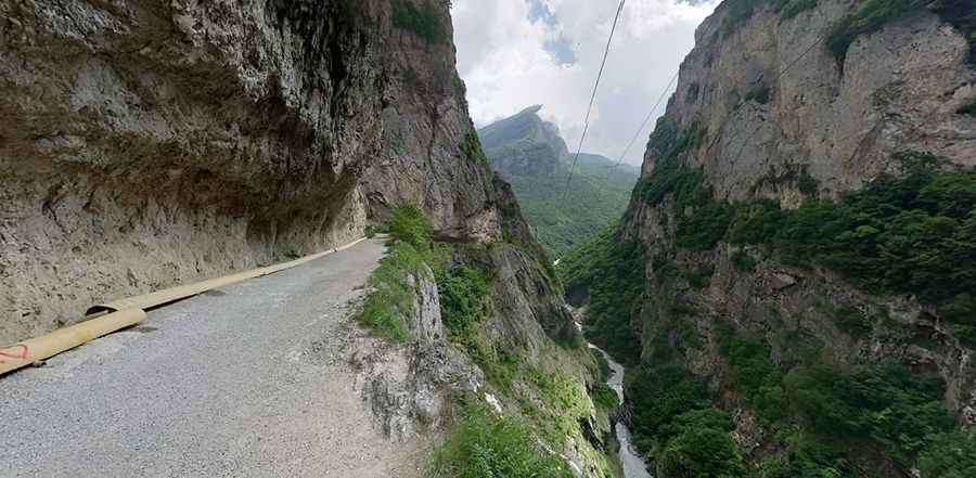 An epic enthralling road through Cherek Gorge