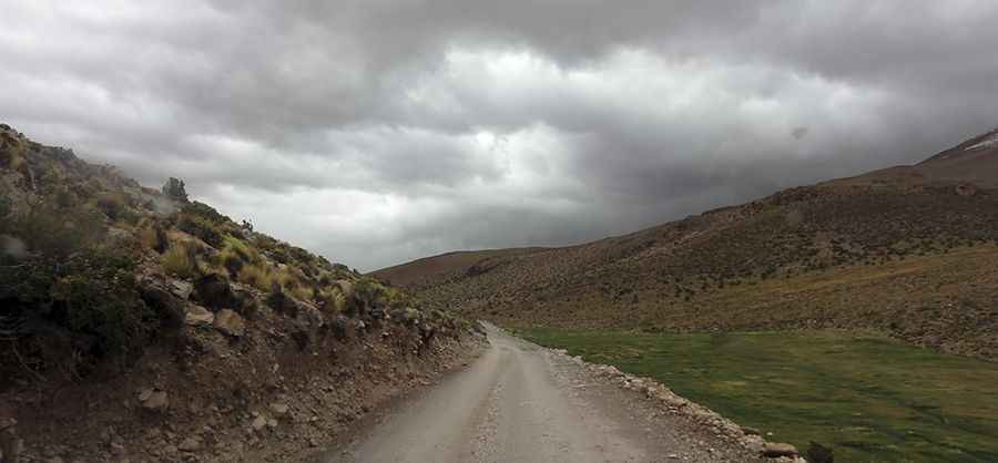 An epic road to Abra Progreso in the Andes