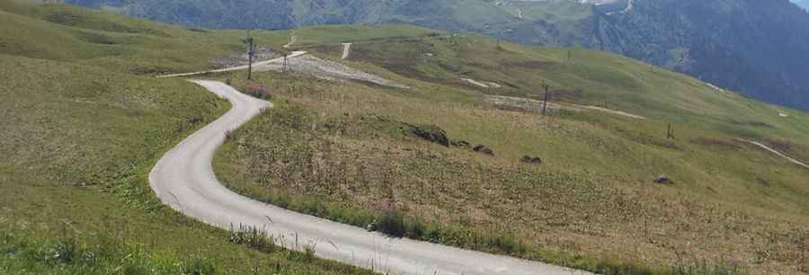 An Iconic Road to Col du Joly in the French Alps