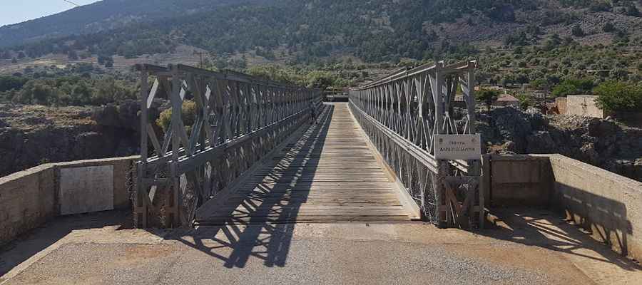 Aradena bridge is one of the world’s highest Bailey bridges