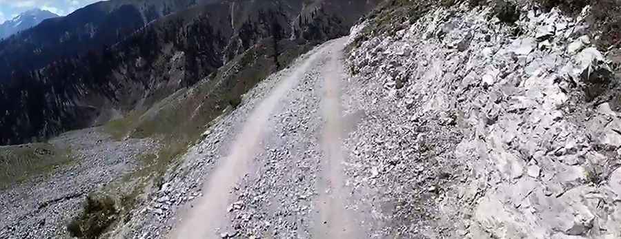 Badawi Pass is a difficult road for experienced drivers only