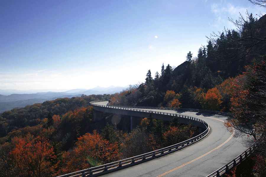 Blue Ridge Parkway is one of the most scenic drives in the USA