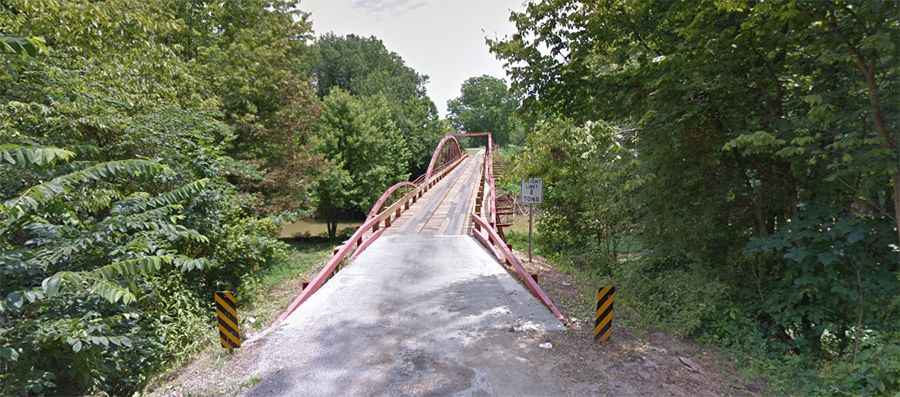 Boner Bridge is the oldest iron bridge in Indiana