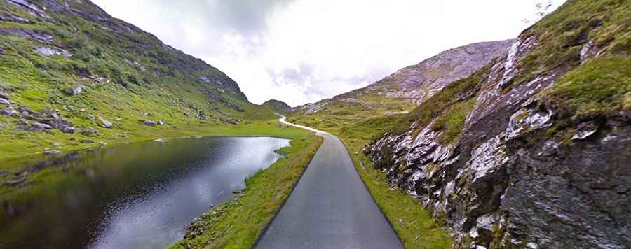 Brekkhusfjellet, a steep and scenic climb in Norway