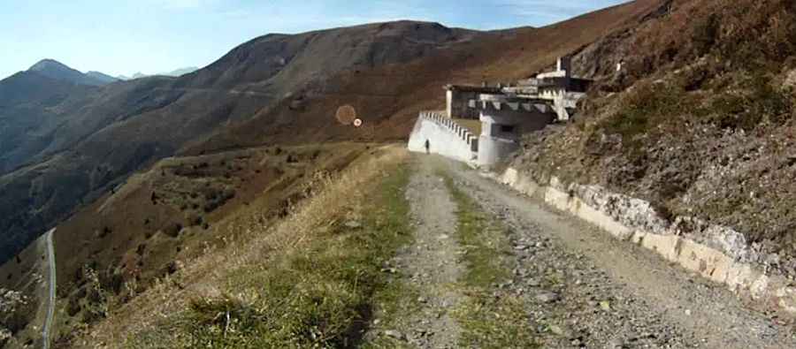 Brenner Grenzkammstrasse is an old military road closed to vehicles