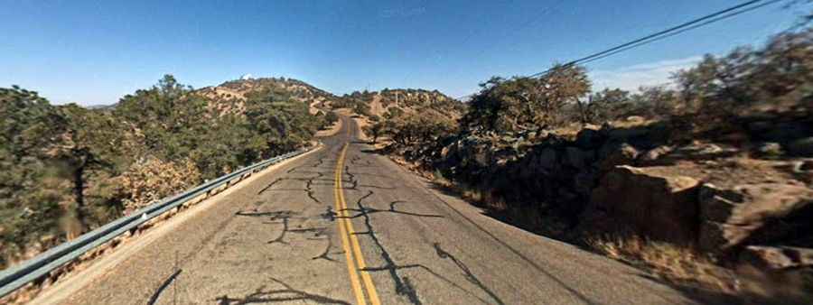 Can you drive to Mount Locke in Texas?