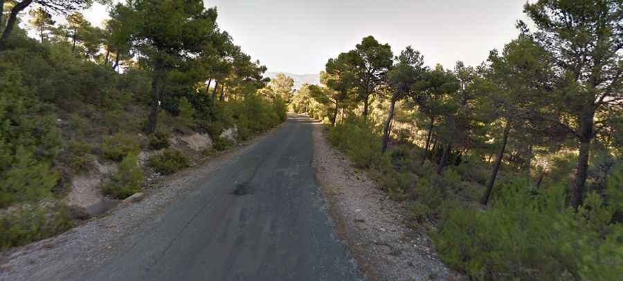 Climbing the steep road to Alto de Xorret de Cati in Valencia Region