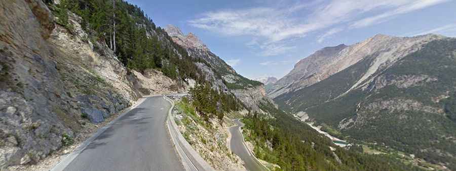 Col de l'Echelle is the lowest mountain pass between France and Italy