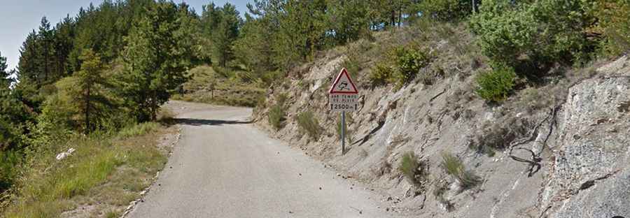 Col de Ve Gautier: good road quality and pleasant grading