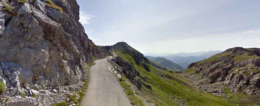 Colle Fauniera is a tribute to Marco Pantani