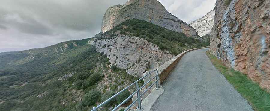 Congost del Pas Nou, a road to die for