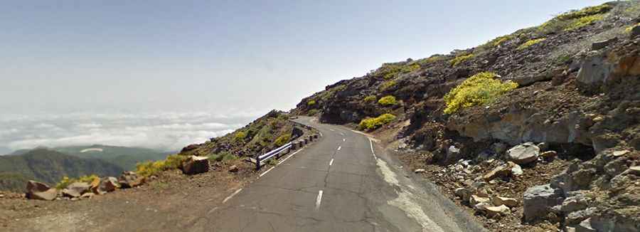 Driving the Beautiful LP-4 Road in the Canary Islands