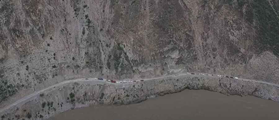 Driving the Bingchacha Road is not a piece of cake