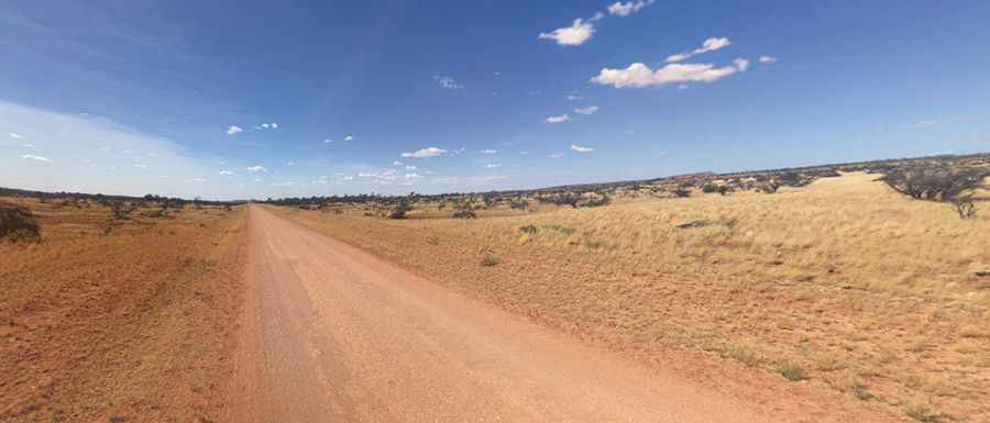 Driving the Corrugated Ernest Giles Road Through the Desert