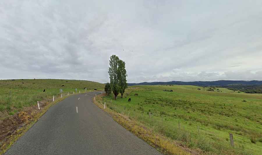 Driving the curvy Licola Road in eastern Victoria