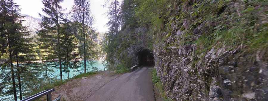 Driving the defiant Via San Valentino to Pura Pass