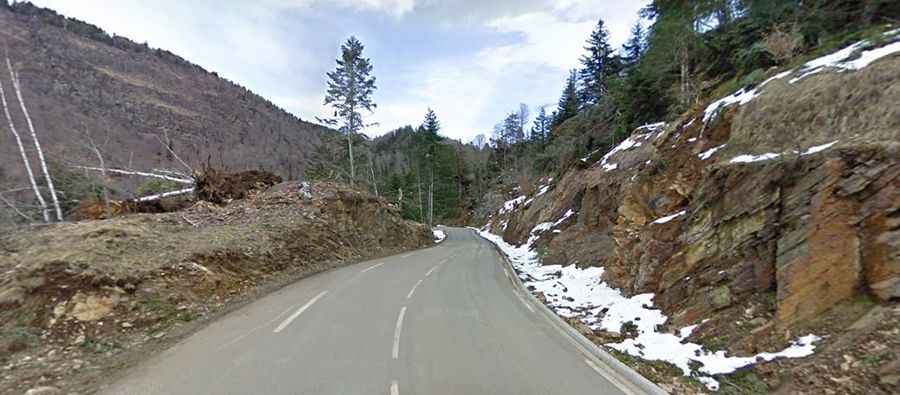 Driving the dizzying paved road to Coll de Portilló on the Spanish-French border