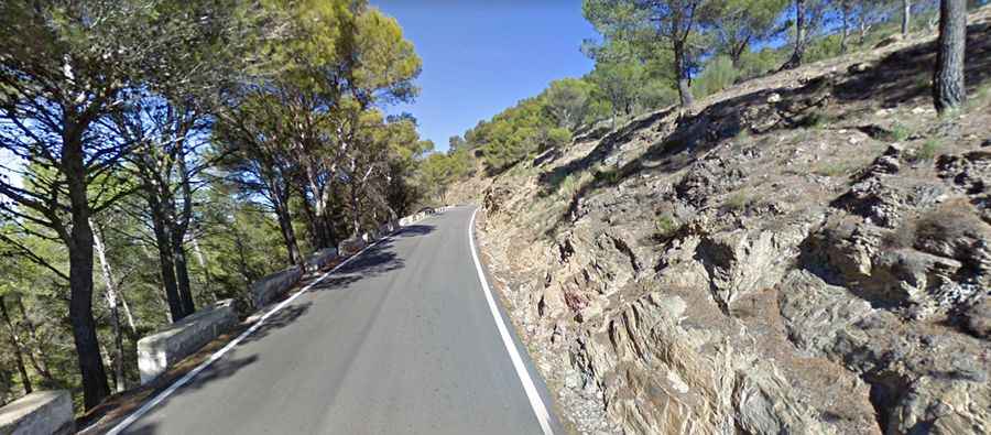 Driving the Enthralling A-7000 Road with Two Pigtails in Andalusia