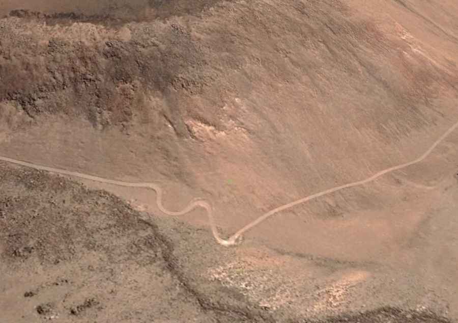 Driving the forbidden border road to Portezuelo de Chaxas in the Andes