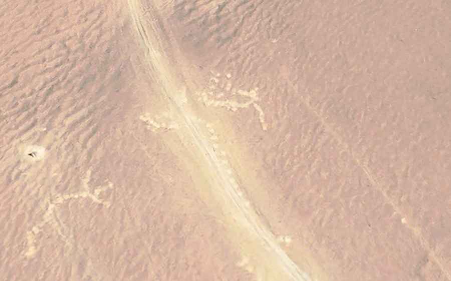 Driving the international border road to Salin Pass in the Andes