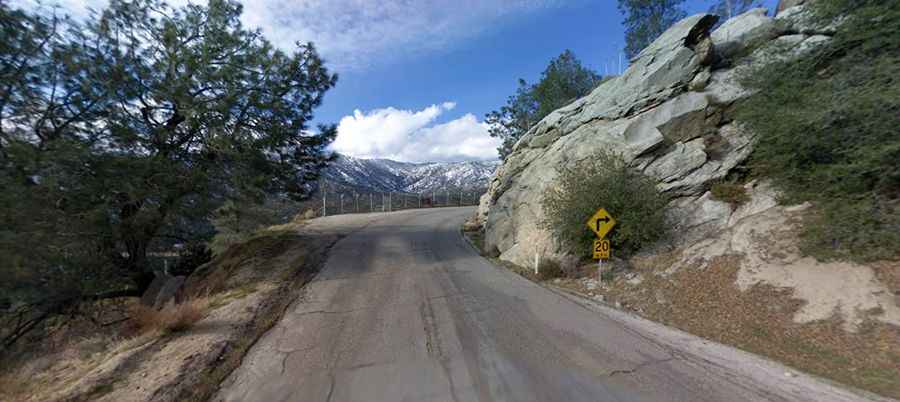 Driving the Old Kern Canyon Road is not a piece of cake