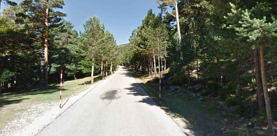 Driving the paved road to the Haunted Laguna Negra