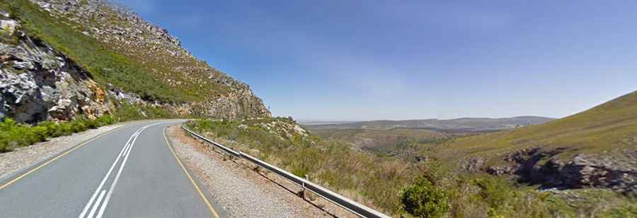 Driving the Paved Scenic Road to Garcia's Pass