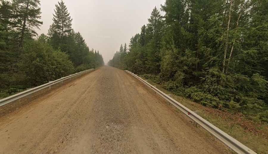 Driving the remote A331 road on the edge of the Arctic Circle