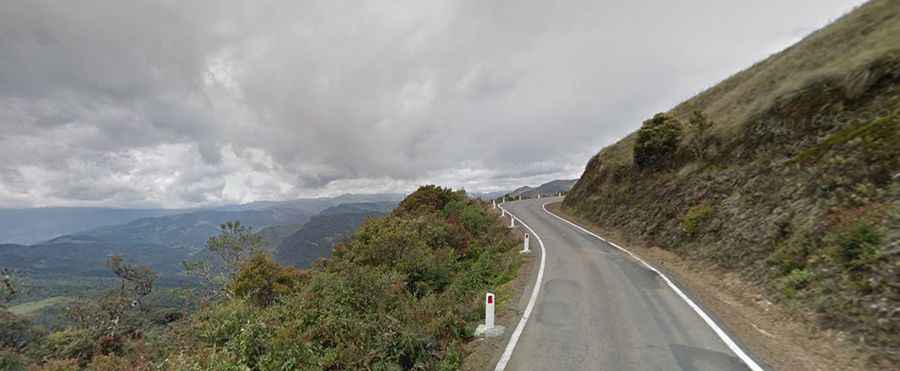 Driving the road from Celendin to Yerbabuena: absolutely no room for mistakes