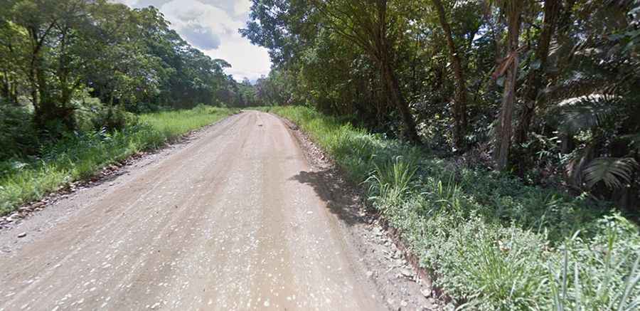Driving the Rodovia Deputado Miguel Bufara in southeastern Brazil