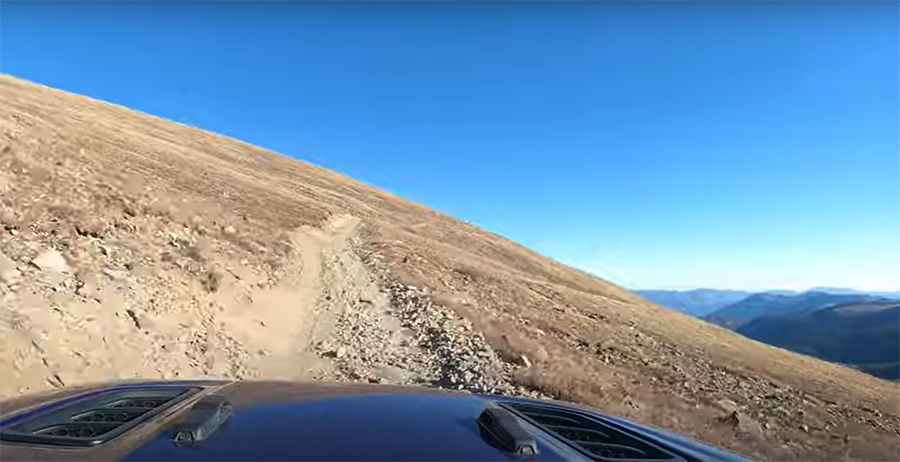 Driving the rough 4×4 road to Argentine Pass in Colorado