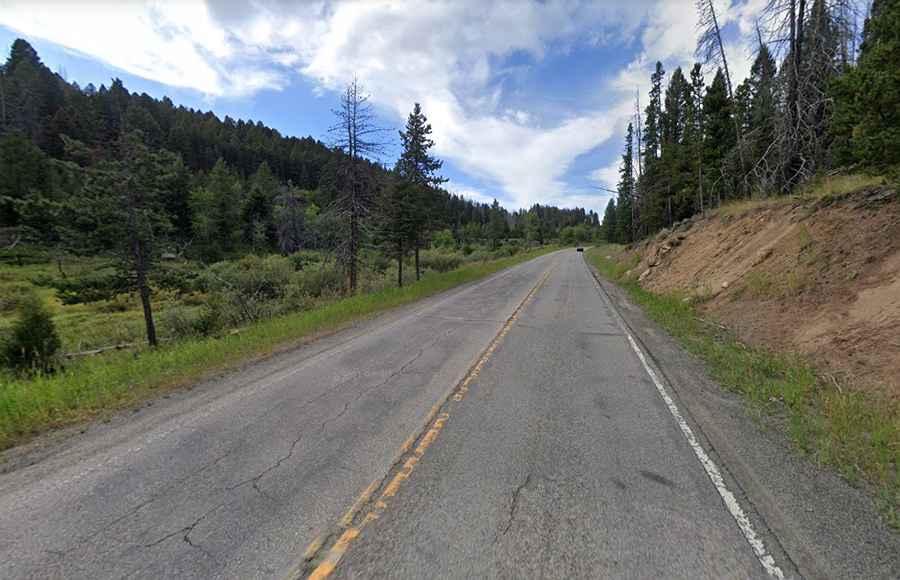 Driving the scenic Montana 2 along the Rocky Mountains