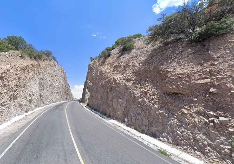 Driving the Scenic Route of Puerto San Luis Through Sierra Madre Occidental