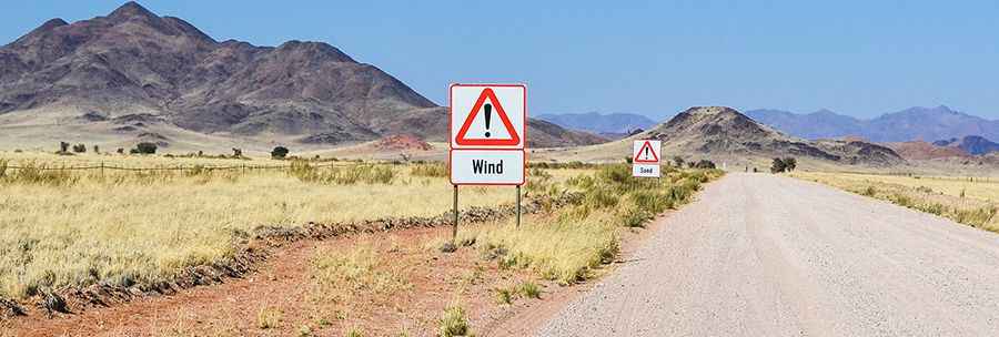 Driving the unpaved C27 Road through Namibia's Desert
